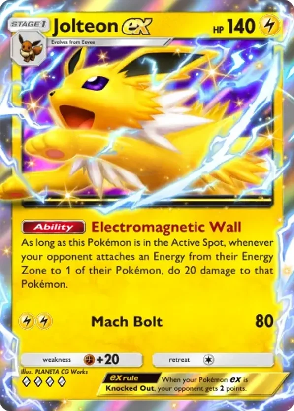 Jolteon ex · Mega Rising