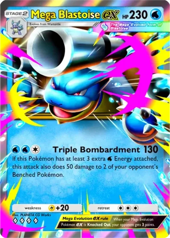 Mega Blastoise ex · Crimson Blaze