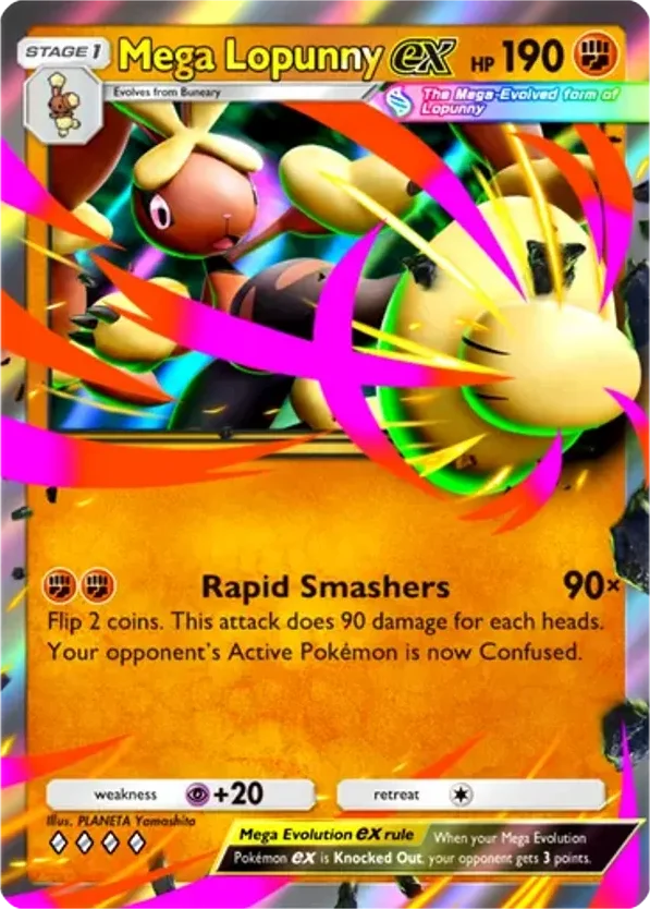 Mega Lopunny ex · Crimson Blaze