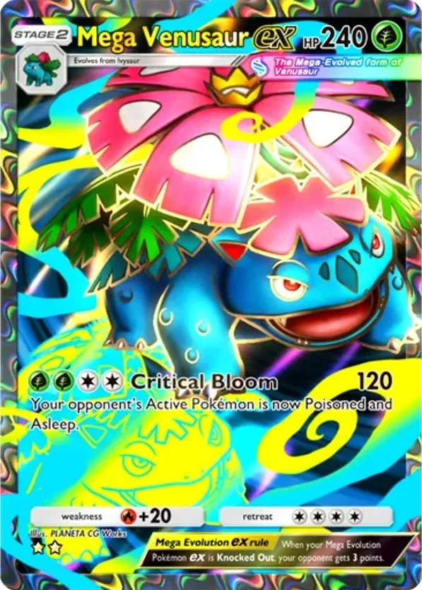 Mega Venusaur ex · Crimson Blaze