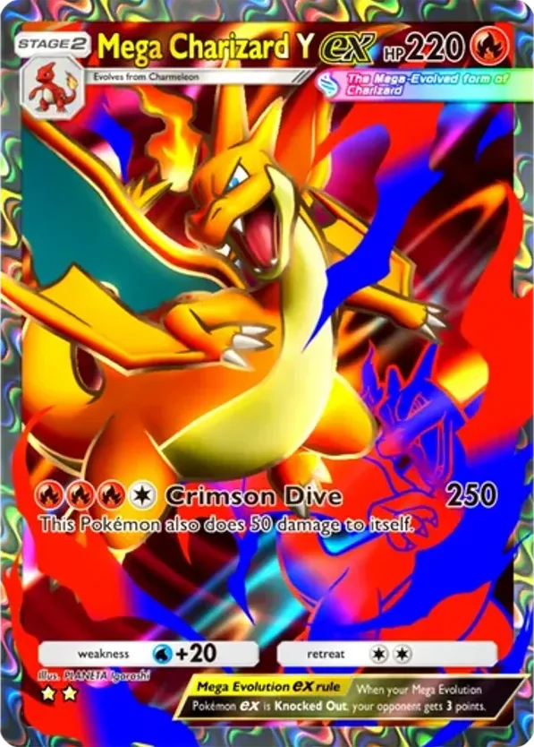 Mega Charizard Y ex · Crimson Blaze