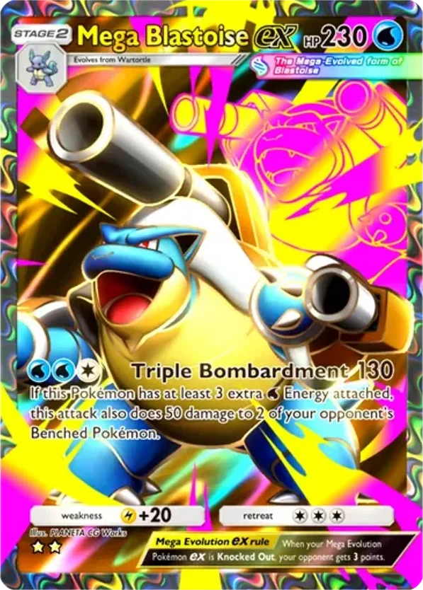 Mega Blastoise ex · Crimson Blaze