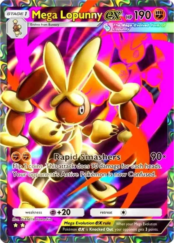 Mega Lopunny ex · Crimson Blaze