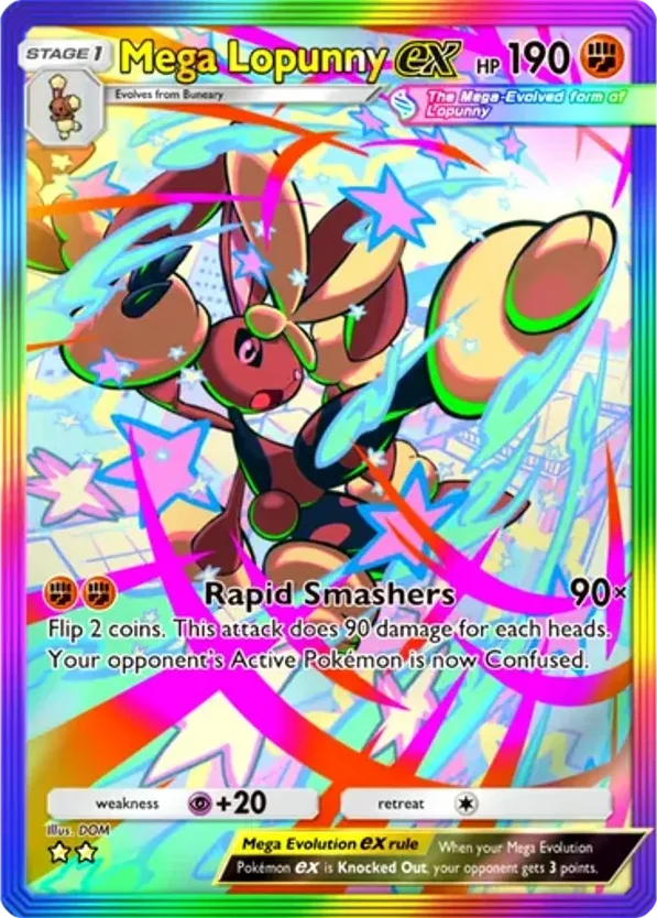 Mega Lopunny ex · Crimson Blaze