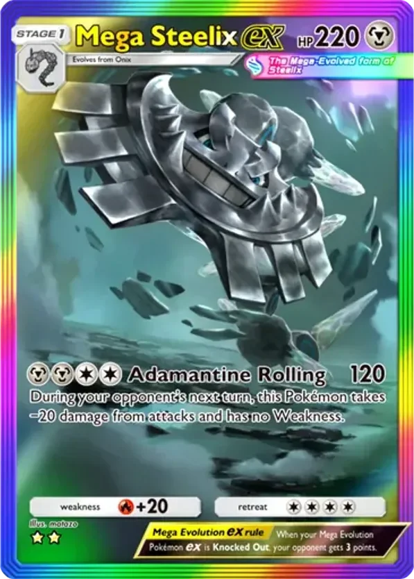 Mega Steelix ex · Crimson Blaze