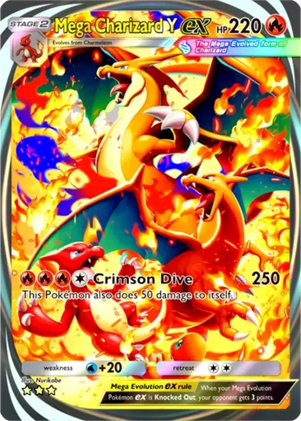 Mega Charizard Y ex · Crimson Blaze