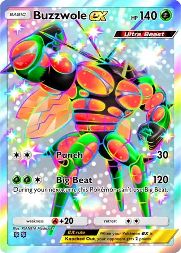 Buzzwole ex · Crimson Blaze