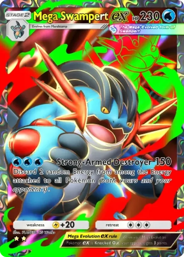 Mega Swampert ex · Fantastical Parade