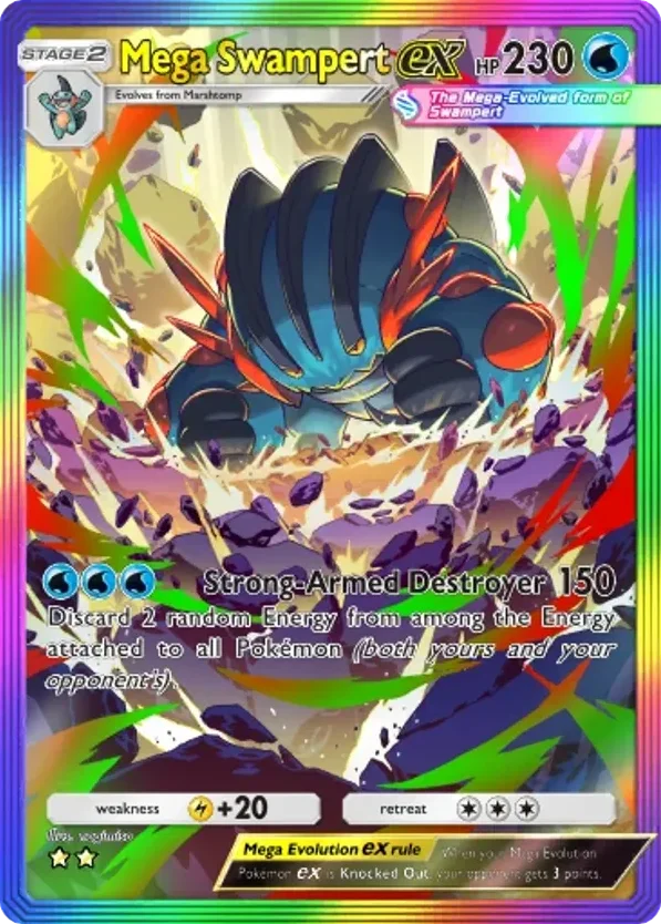 Mega Swampert ex · Fantastical Parade