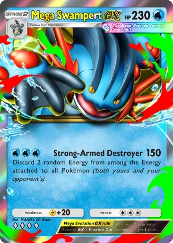 Mega Swampert ex · Fantastical Parade