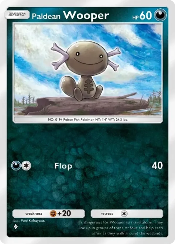 Paldean Wooper · Paldean Wonders