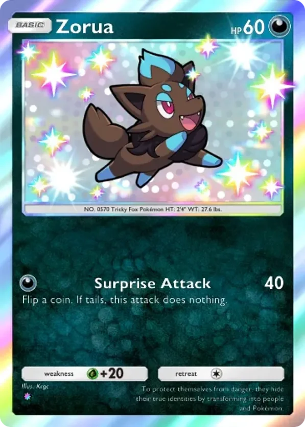 Zorua · Mega Shine
