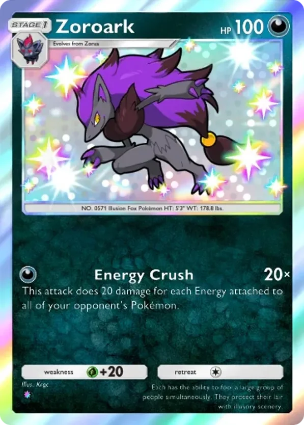 Zoroark · Mega Shine
