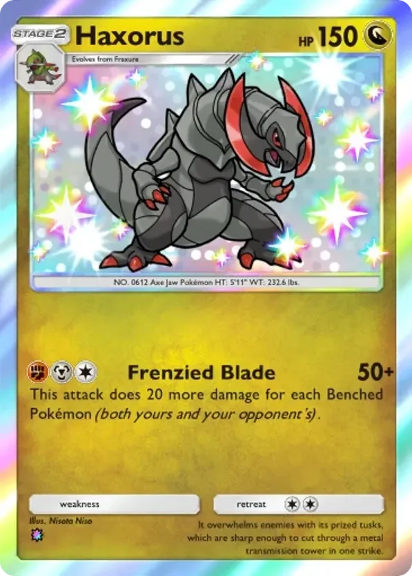 Haxorus · Mega Shine
