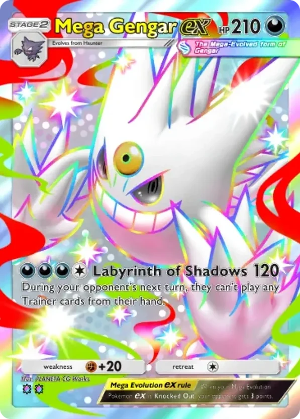 Mega Gengar ex · Mega Shine