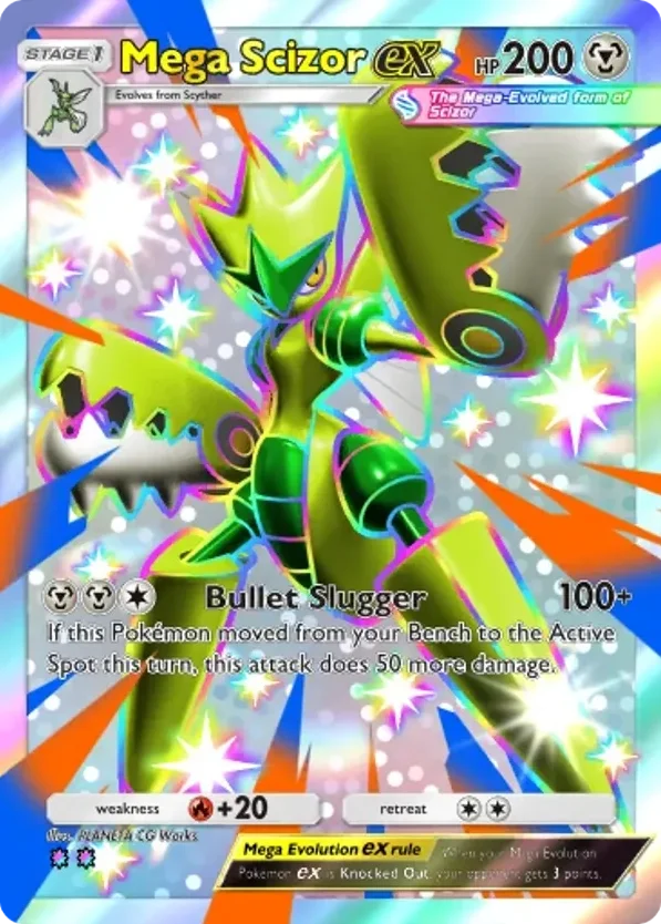 Mega Scizor ex · Mega Shine