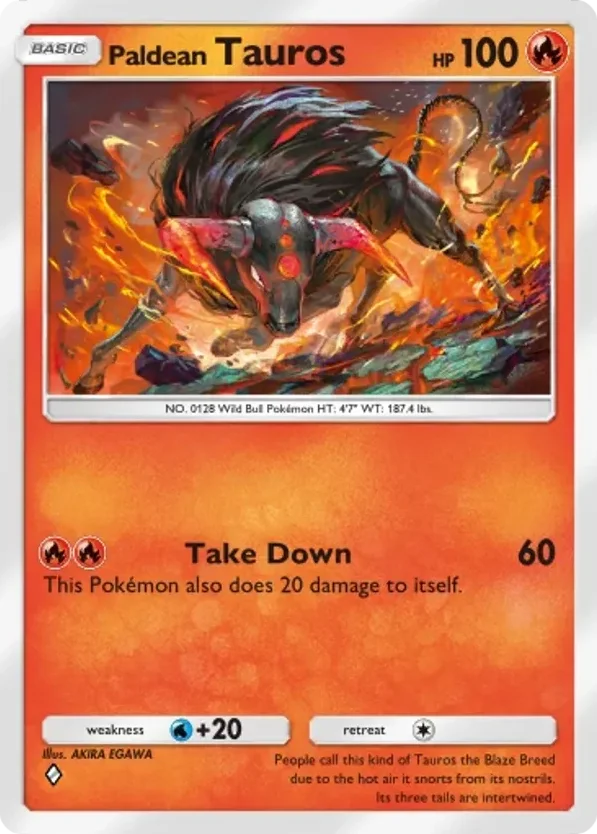 Paldean Tauros · Mega Shine