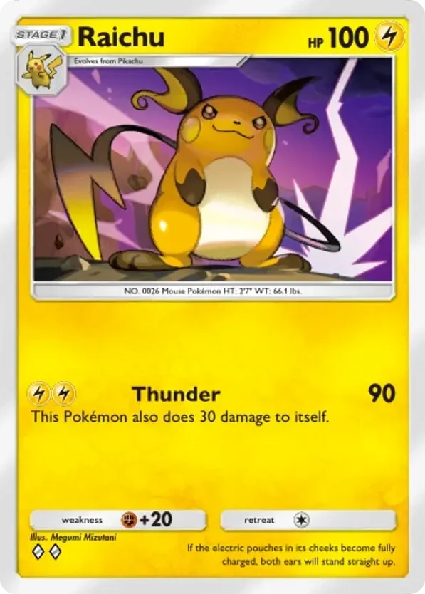 Raichu · Mega Shine