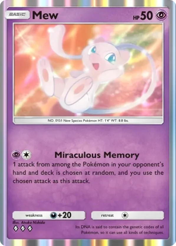 Mew · Mega Shine