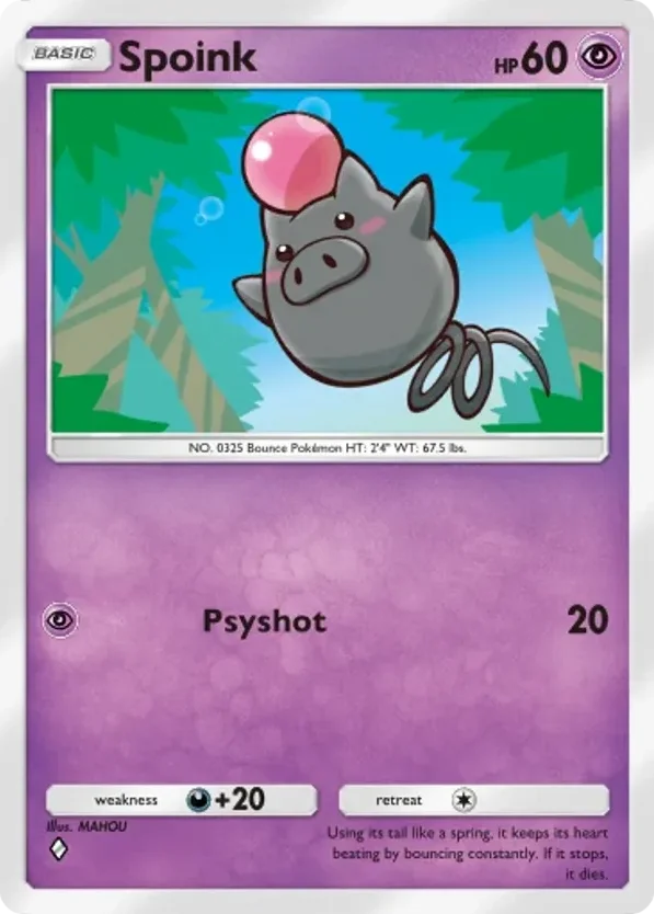 Spoink · Mega Shine