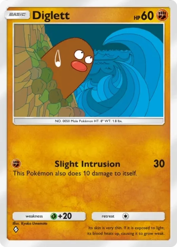 Diglett · Mega Shine
