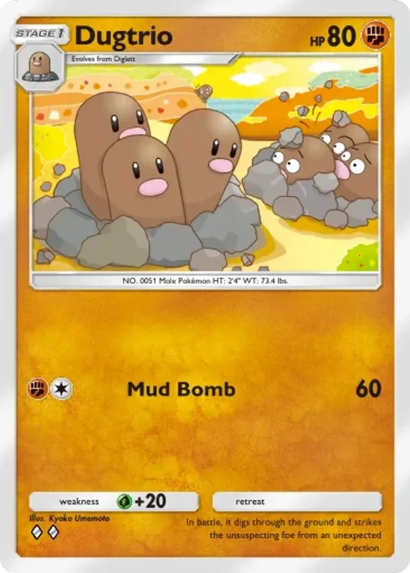 Dugtrio · Mega Shine