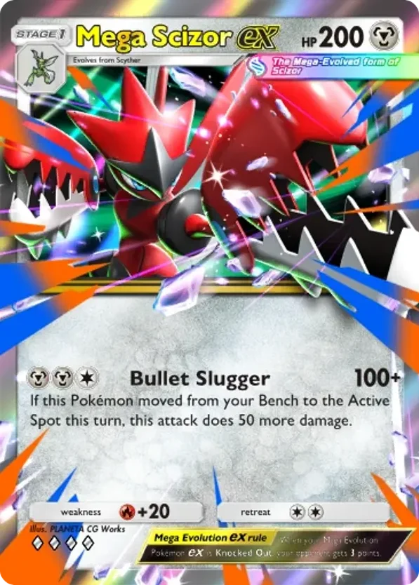 Mega Scizor ex · Mega Shine