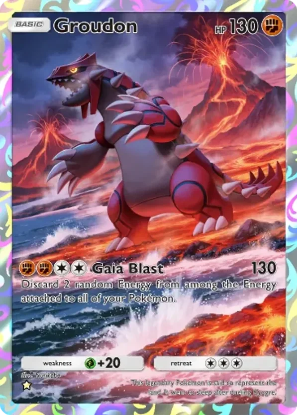 Groudon · Mega Shine