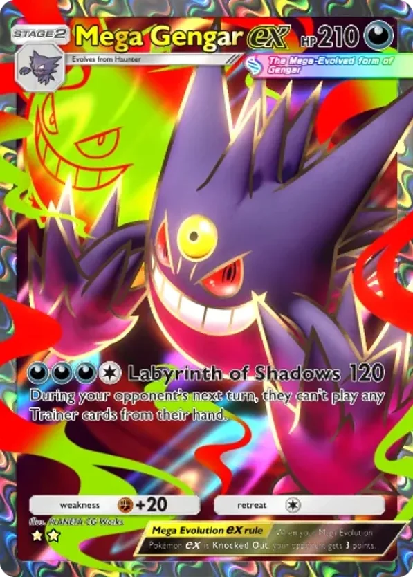 Mega Gengar ex · Mega Shine