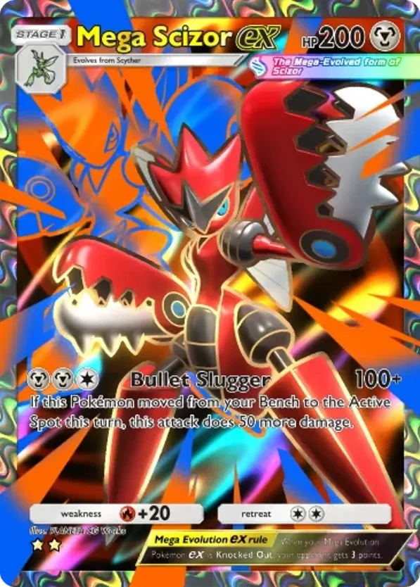 Mega Scizor ex · Mega Shine