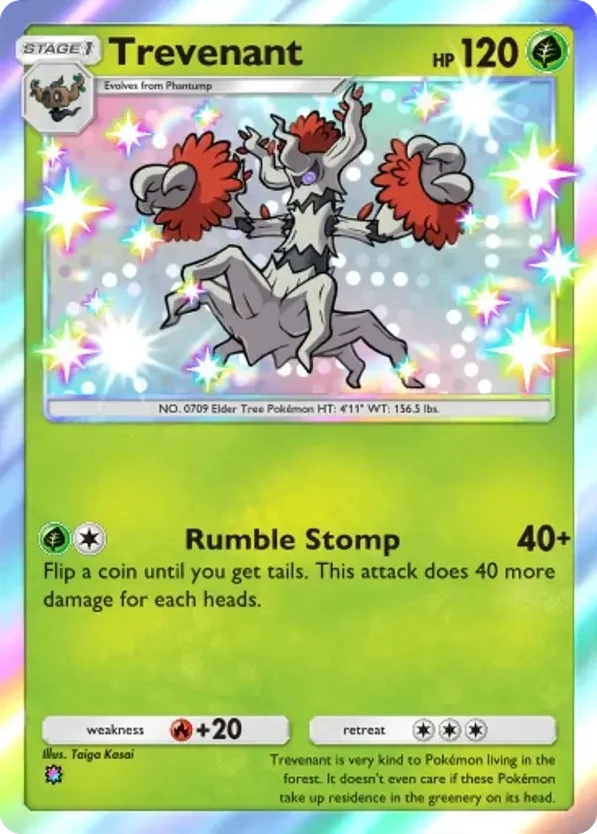 Trevenant · Mega Shine