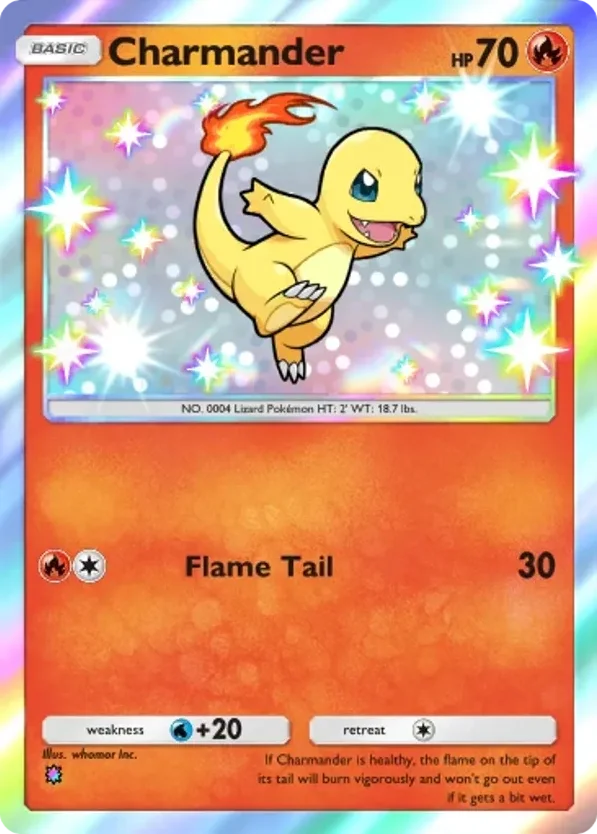 Charmander · Mega Shine