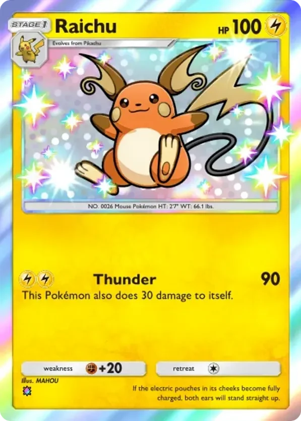 Raichu · Mega Shine