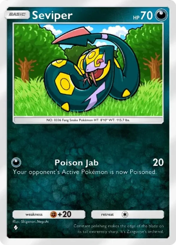 Seviper · Pulsing Aura