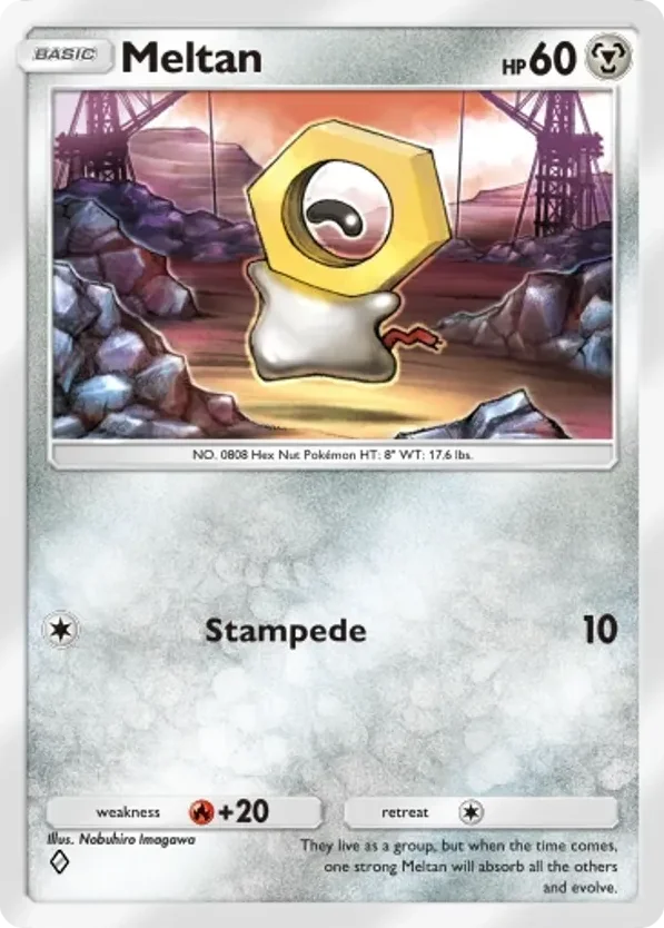 Meltan · Pulsing Aura