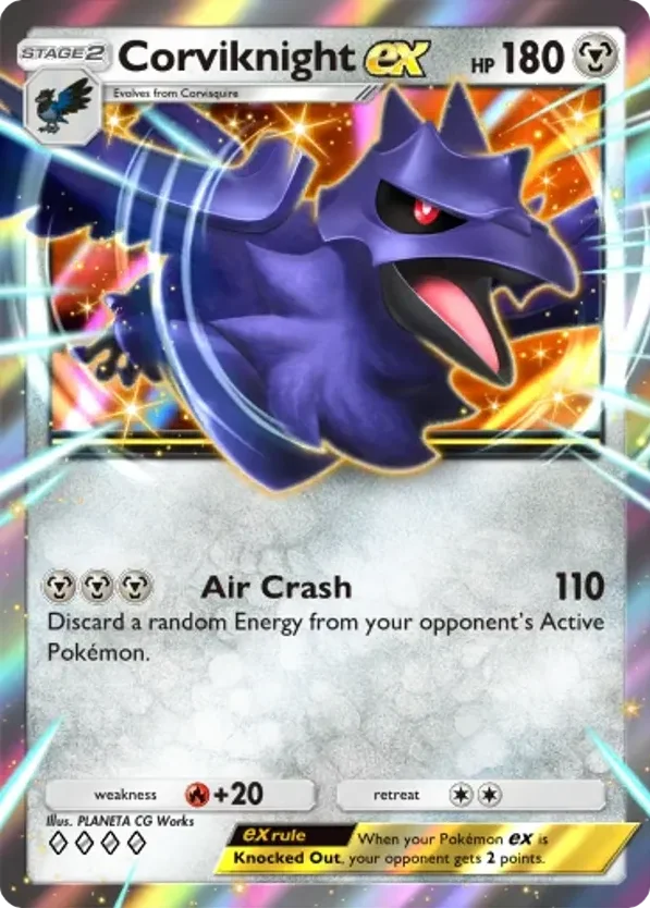 Corviknight ex · Pulsing Aura
