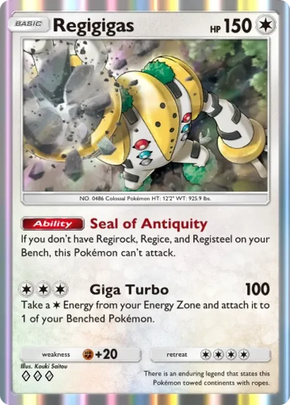 Regigigas · Pulsing Aura