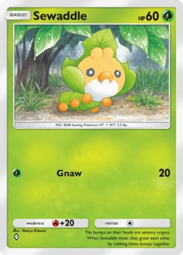 Sewaddle · Pulsing Aura