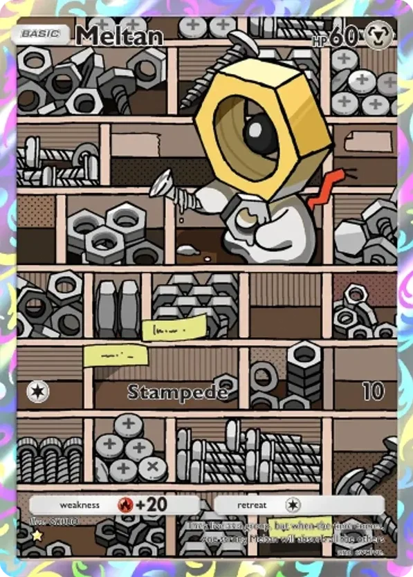 Meltan · Pulsing Aura
