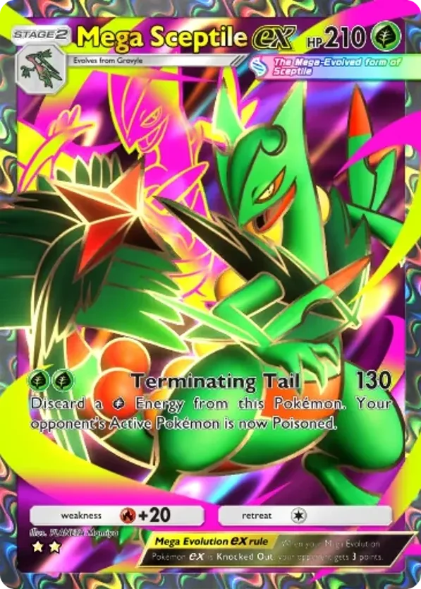 Mega Sceptile ex · Pulsing Aura