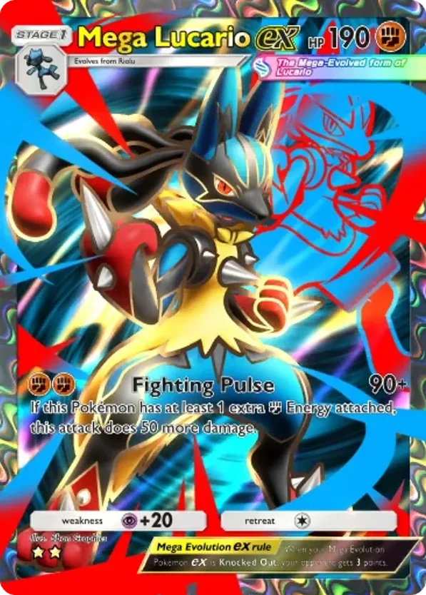 Mega Lucario ex · Pulsing Aura