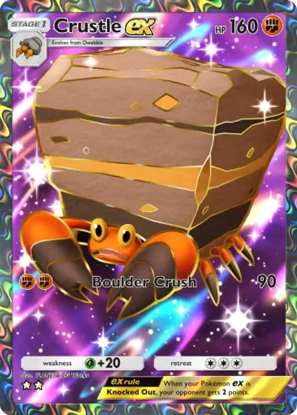 Crustle ex · Pulsing Aura