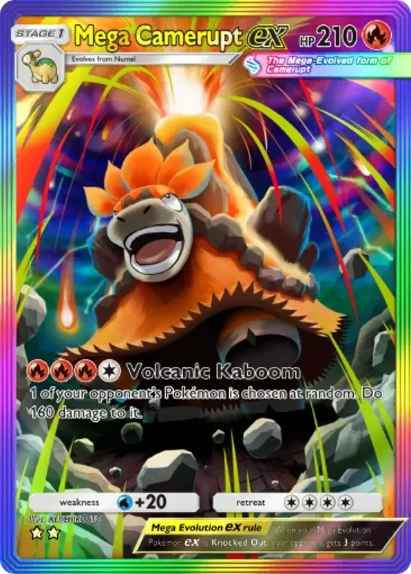 Mega Camerupt ex · Pulsing Aura