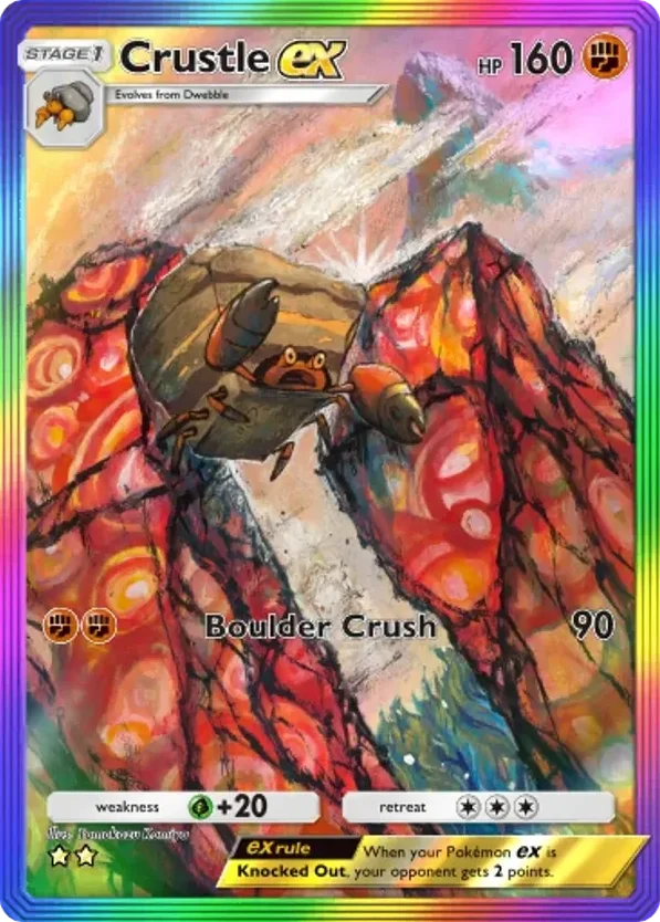 Crustle ex · Pulsing Aura