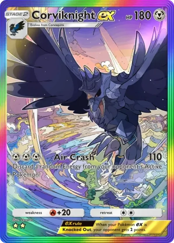 Corviknight ex · Pulsing Aura