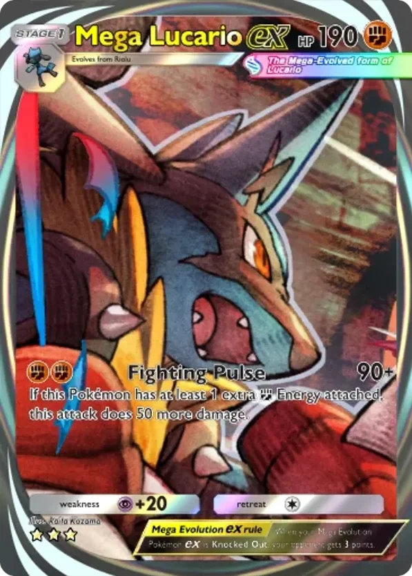 Mega Lucario ex · Pulsing Aura