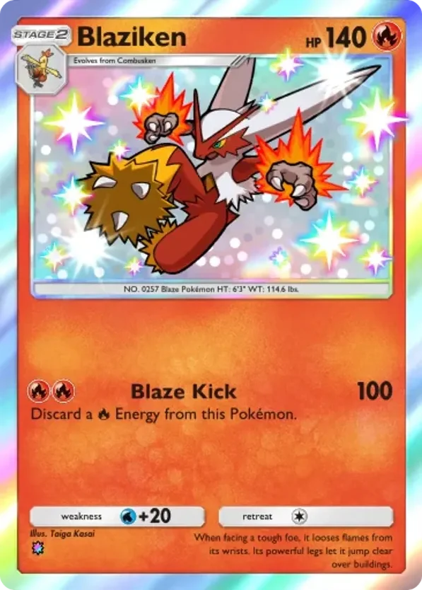 Blaziken · Pulsing Aura