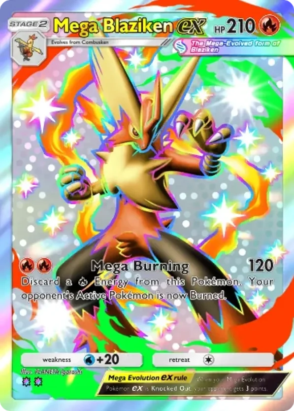 Mega Blaziken ex · Pulsing Aura