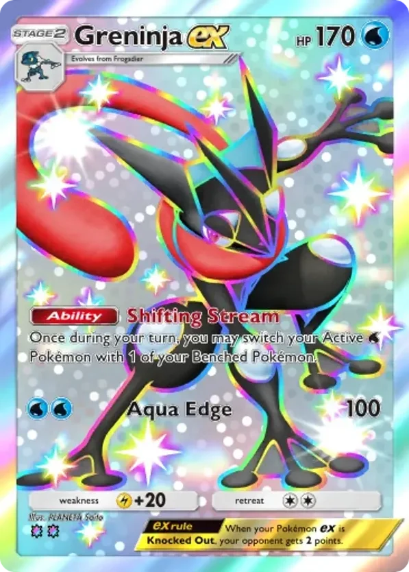 Greninja ex · Pulsing Aura