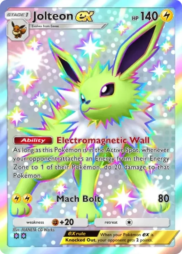 Jolteon ex · Pulsing Aura